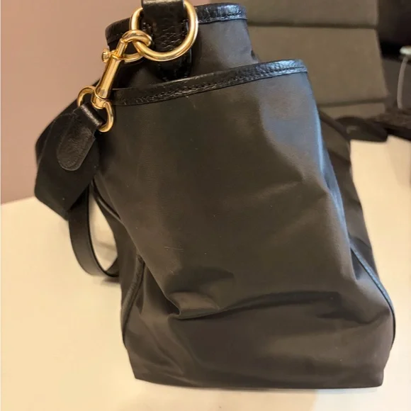 Coach Black Nylon Diaper Bag w/ Changing Pad | 14” Laptop Friendly | Like New - Picture 3 of 7
